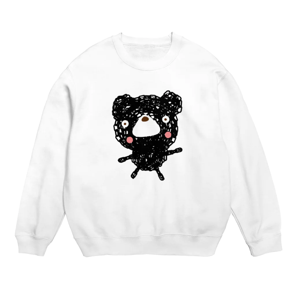 usa100のヨーガくま Crew Neck Sweatshirt