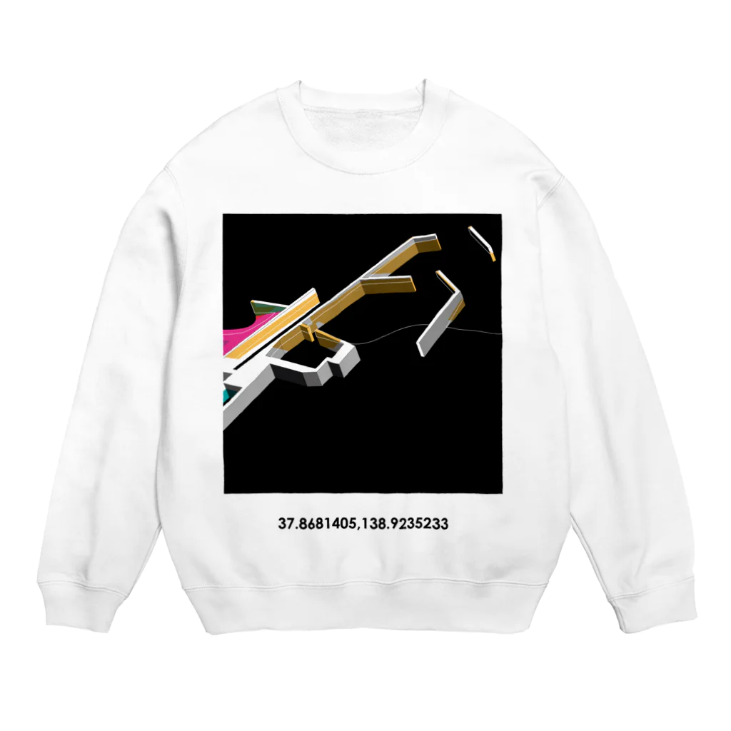 FISHING without FRIENDSのfishing port / shinkawa Crew Neck Sweatshirt