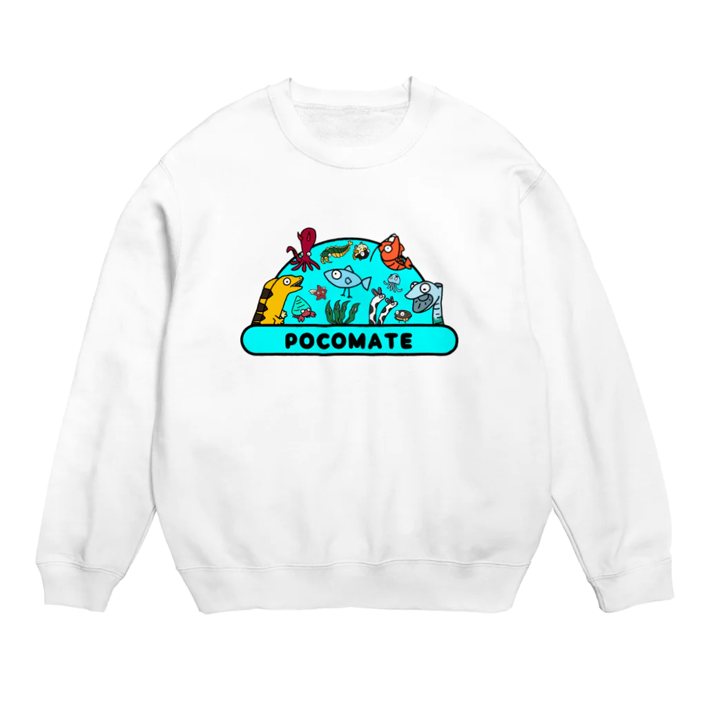 かりめん(かーたん)🖌のポコメイトオールスターズ Crew Neck Sweatshirt