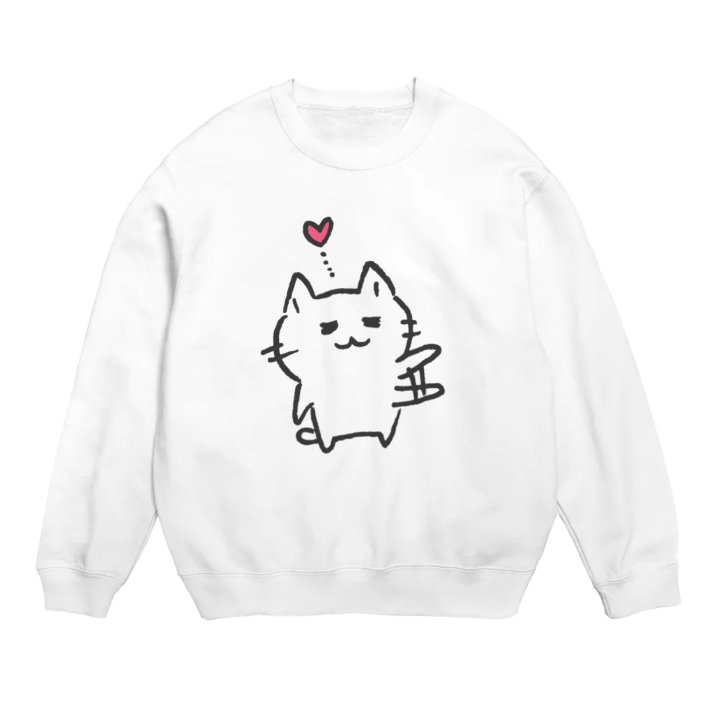 Luxia_hのザ シロネコ-II Crew Neck Sweatshirt