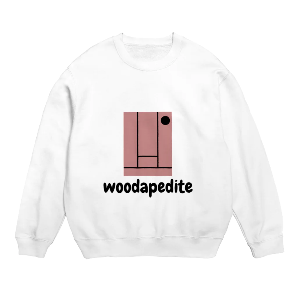 woodapedite Fukuoka shopのminimatou hanabue Crew Neck Sweatshirt