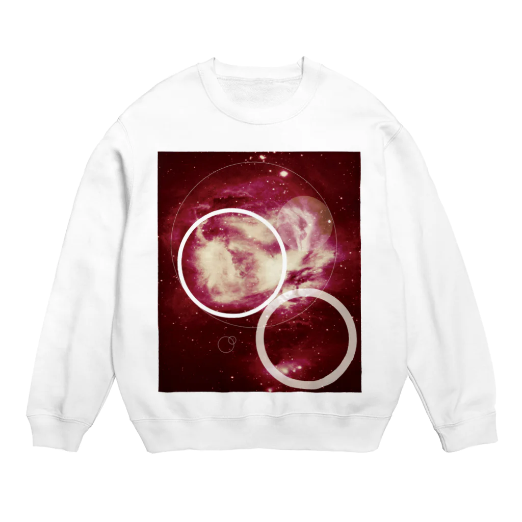 YükaCh!ka(ユカチカ)の宇宙-3 Crew Neck Sweatshirt