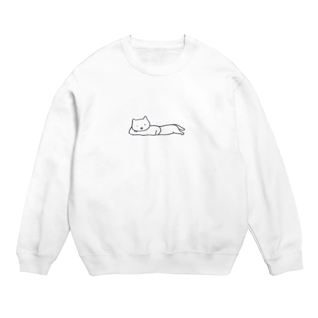 ちゃきの涅槃フェレット Crew Neck Sweatshirt