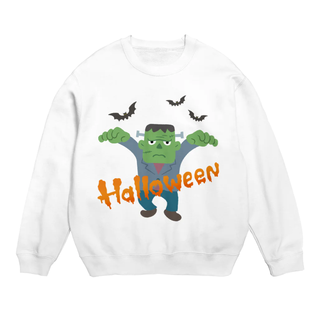 mincruのHALLOWEEN_フランケンシュタイン Crew Neck Sweatshirt