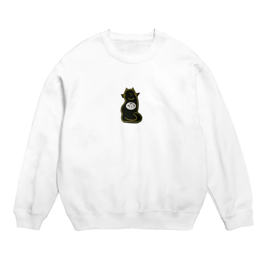 vishowの願う　くろねこ Crew Neck Sweatshirt