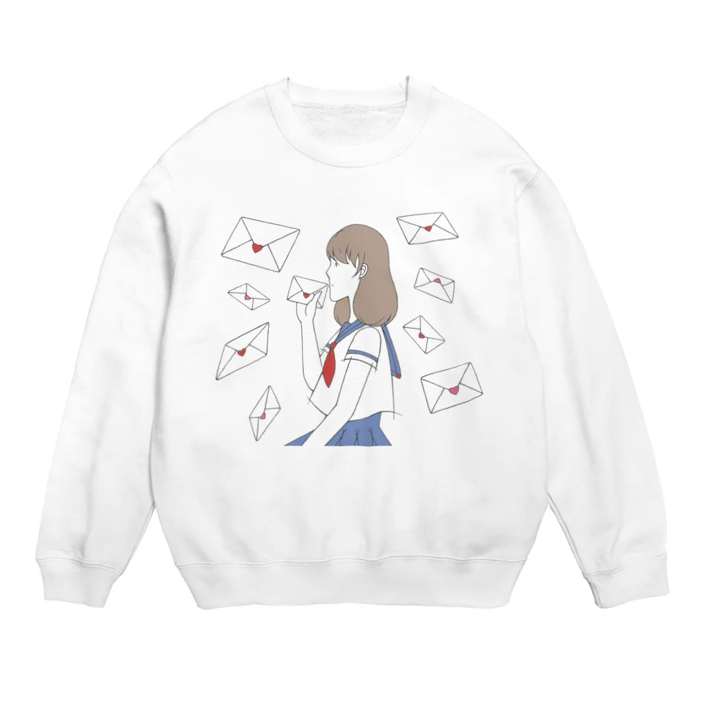 ぱあるとりぼんのラブレター from M Crew Neck Sweatshirt