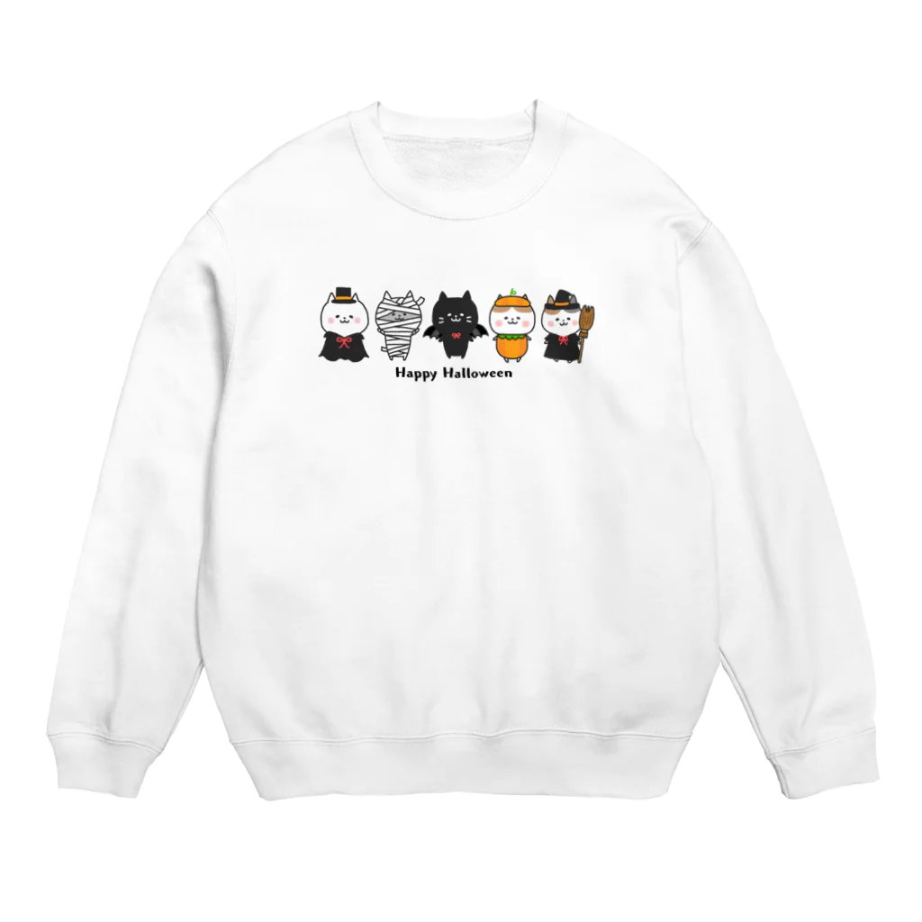 もちぱっちのHalloweenですね Crew Neck Sweatshirt