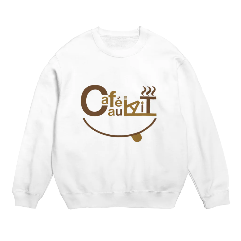 girasuのカフェオレ Crew Neck Sweatshirt