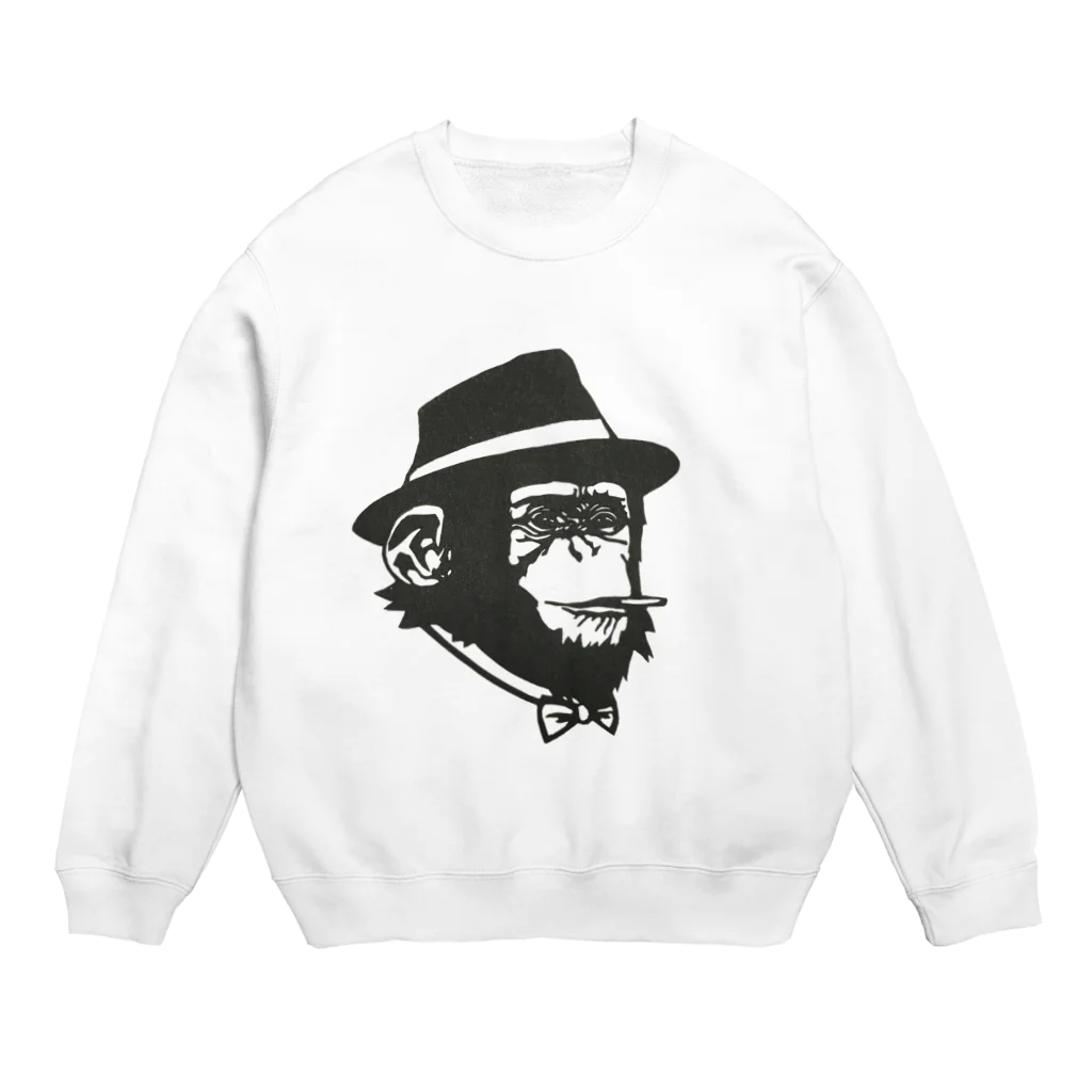 しゃばろのチンパンジー Crew Neck Sweatshirt