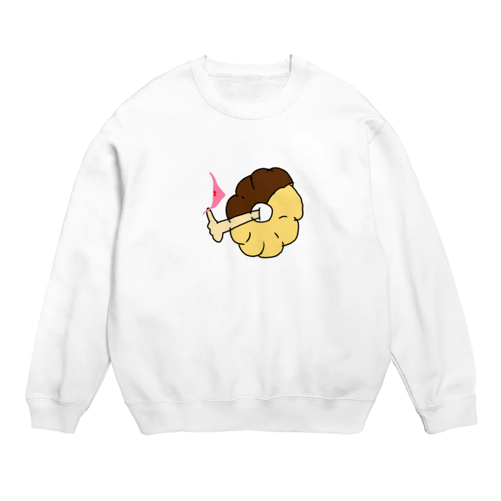 はいしゃさん （お笑い）のドーナツからパンツを見つける人 Crew Neck Sweatshirt