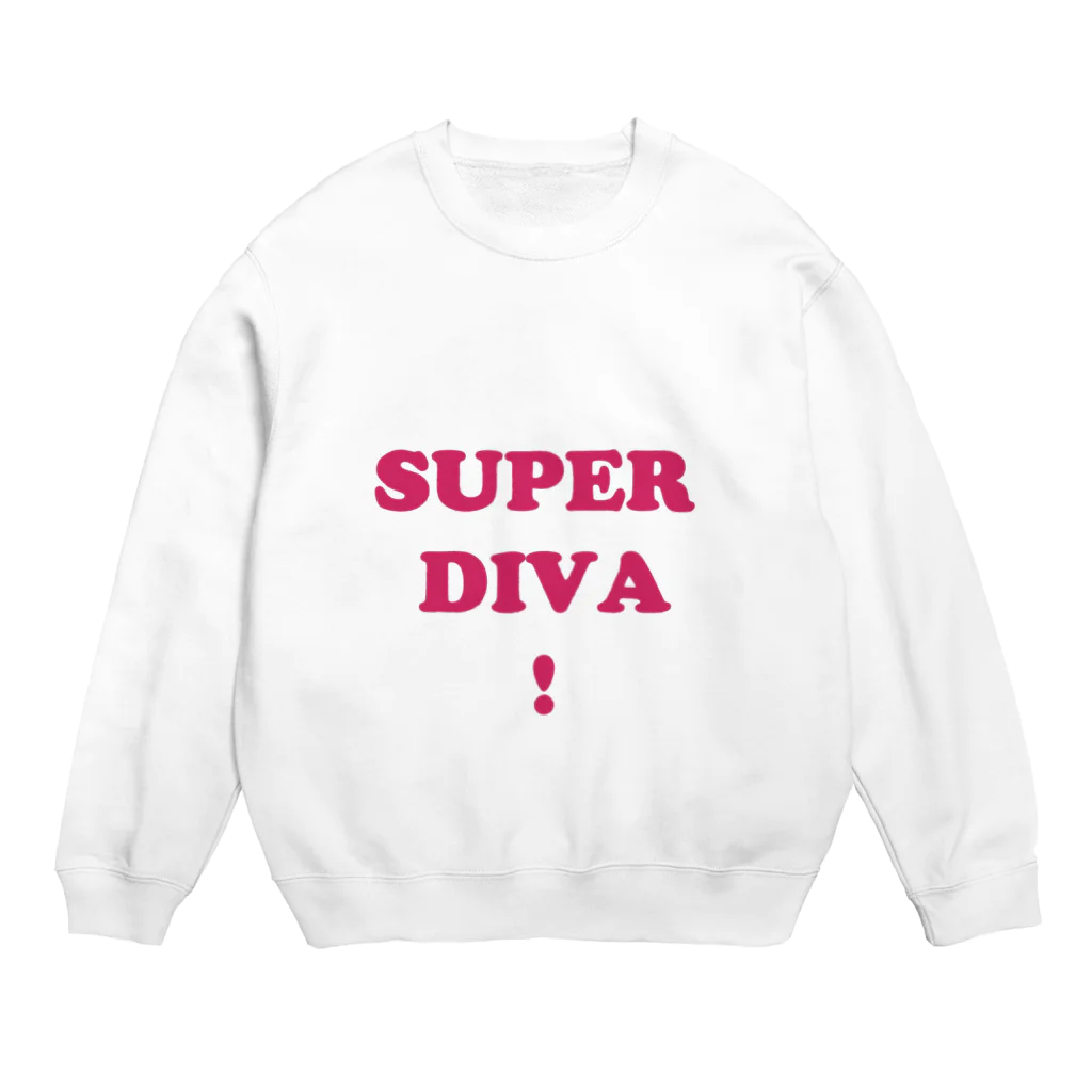 ペンと剣のSUPER DIVA! -Feminism series Crew Neck Sweatshirt