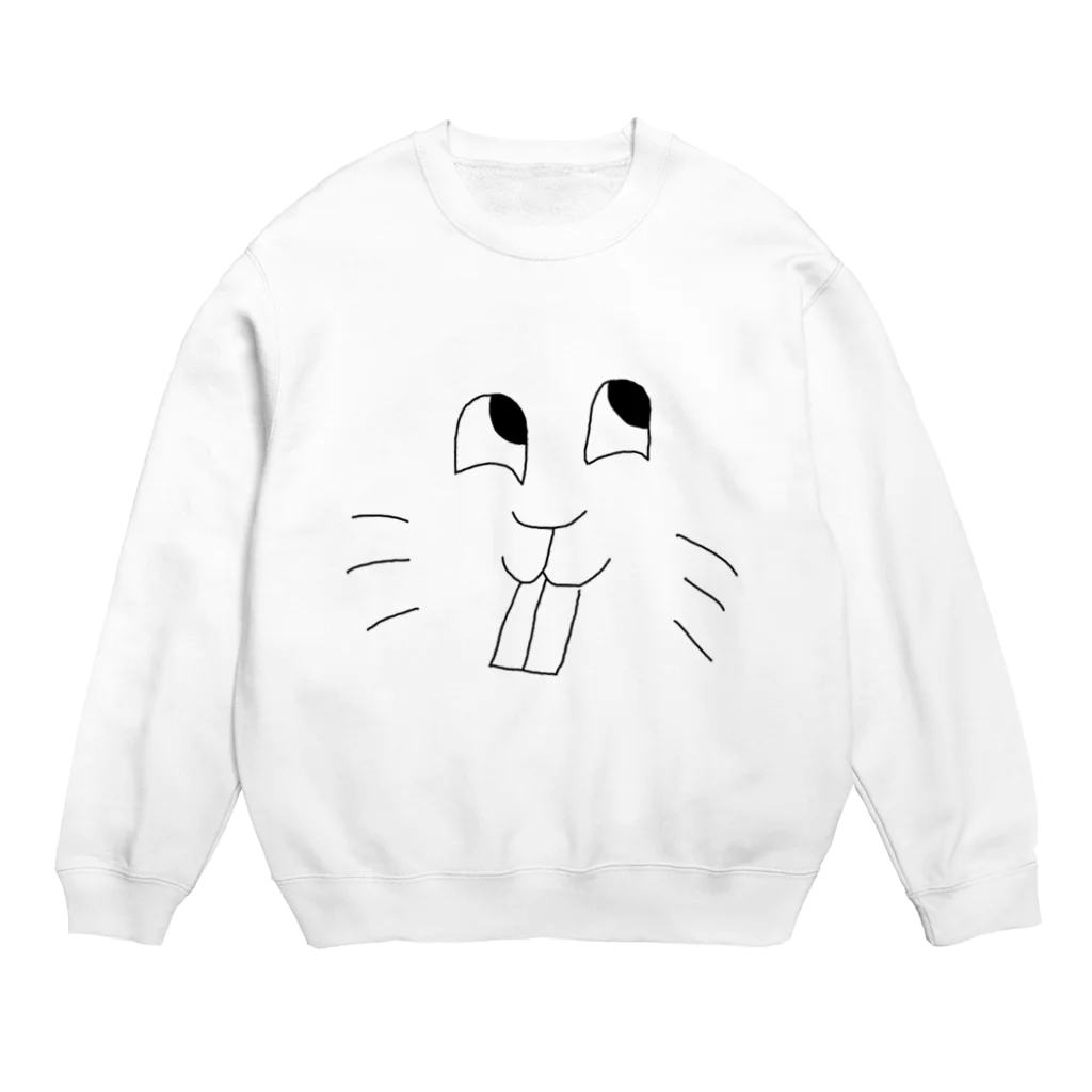 ごま油ポン太郎のgoma_face Crew Neck Sweatshirt