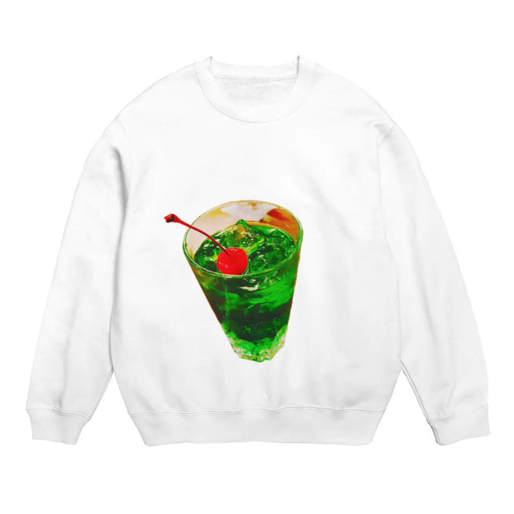 momolmomoのメロンちゃん Crew Neck Sweatshirt