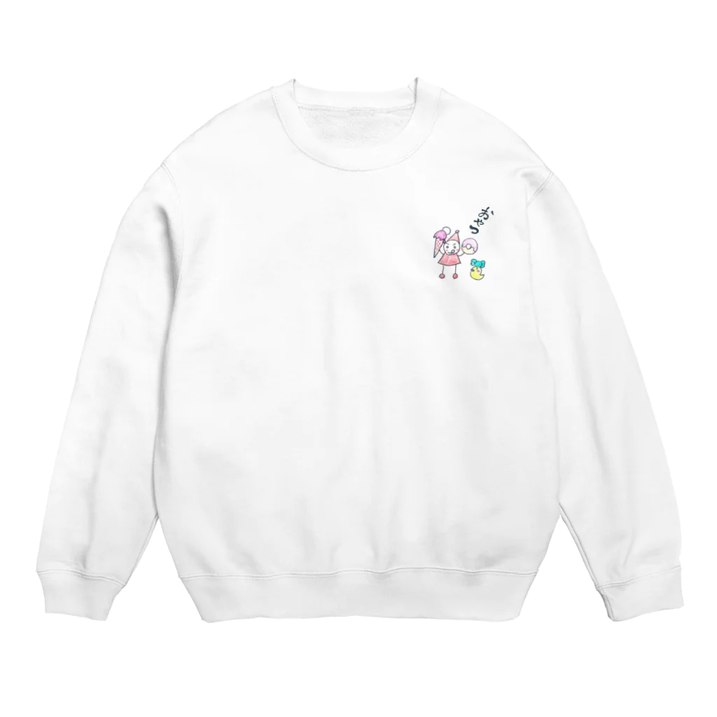 Icco-shopのIcco信者とピヨ子の日常【おやつ】 Crew Neck Sweatshirt