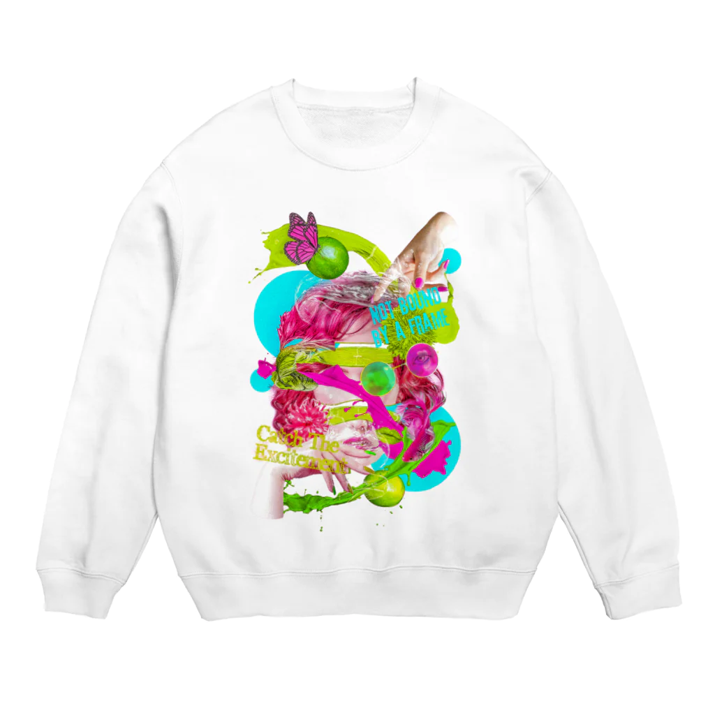 カズシフジイのKazushi collage Crew Neck Sweatshirt