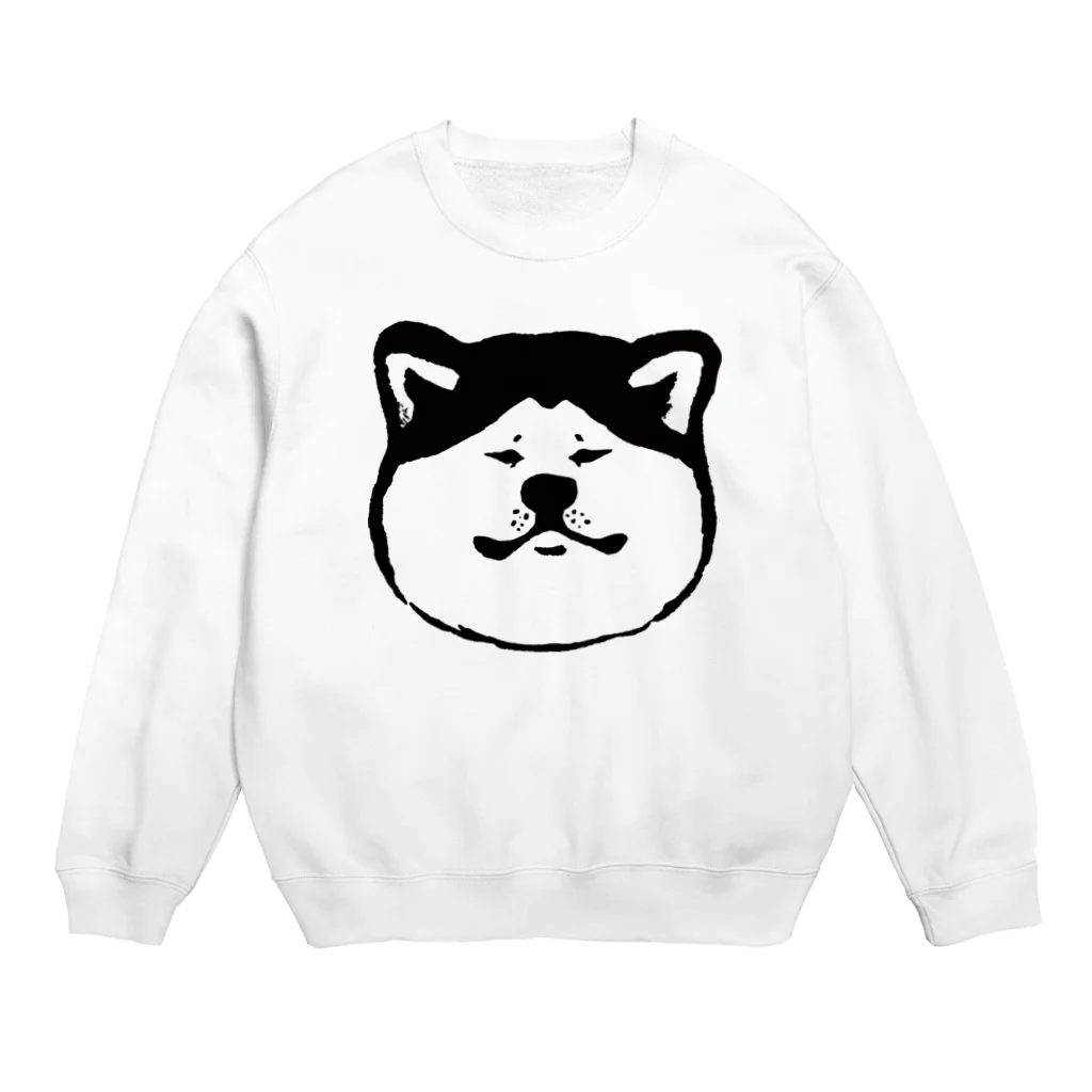 ぺろぺろぺろぺろ【せいこせんせい】の秋田犬【せいこせんせい】 Crew Neck Sweatshirt