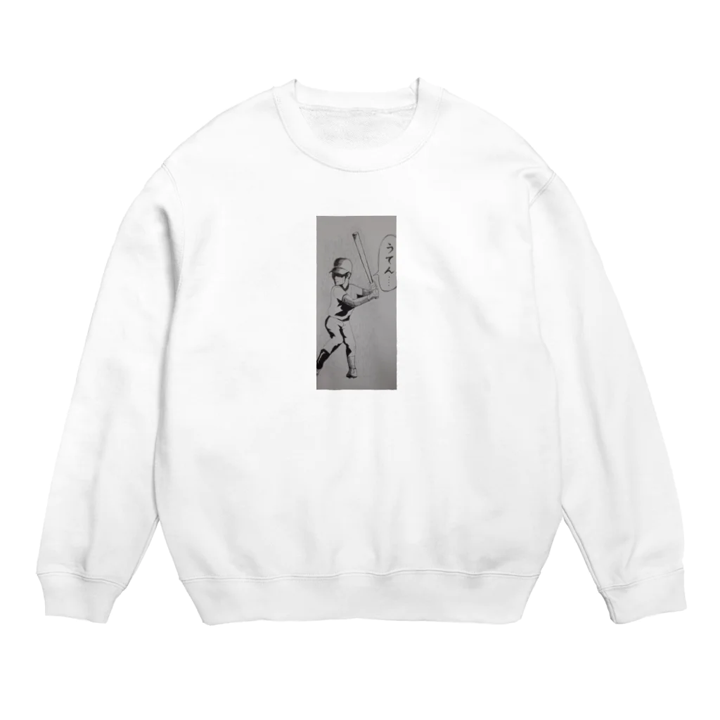 asachanmokunのギャグ丸 Crew Neck Sweatshirt