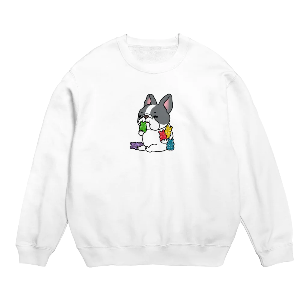 2216studioのガミィベア食べるフレブルちゃん。パイドちゃん。 Crew Neck Sweatshirt