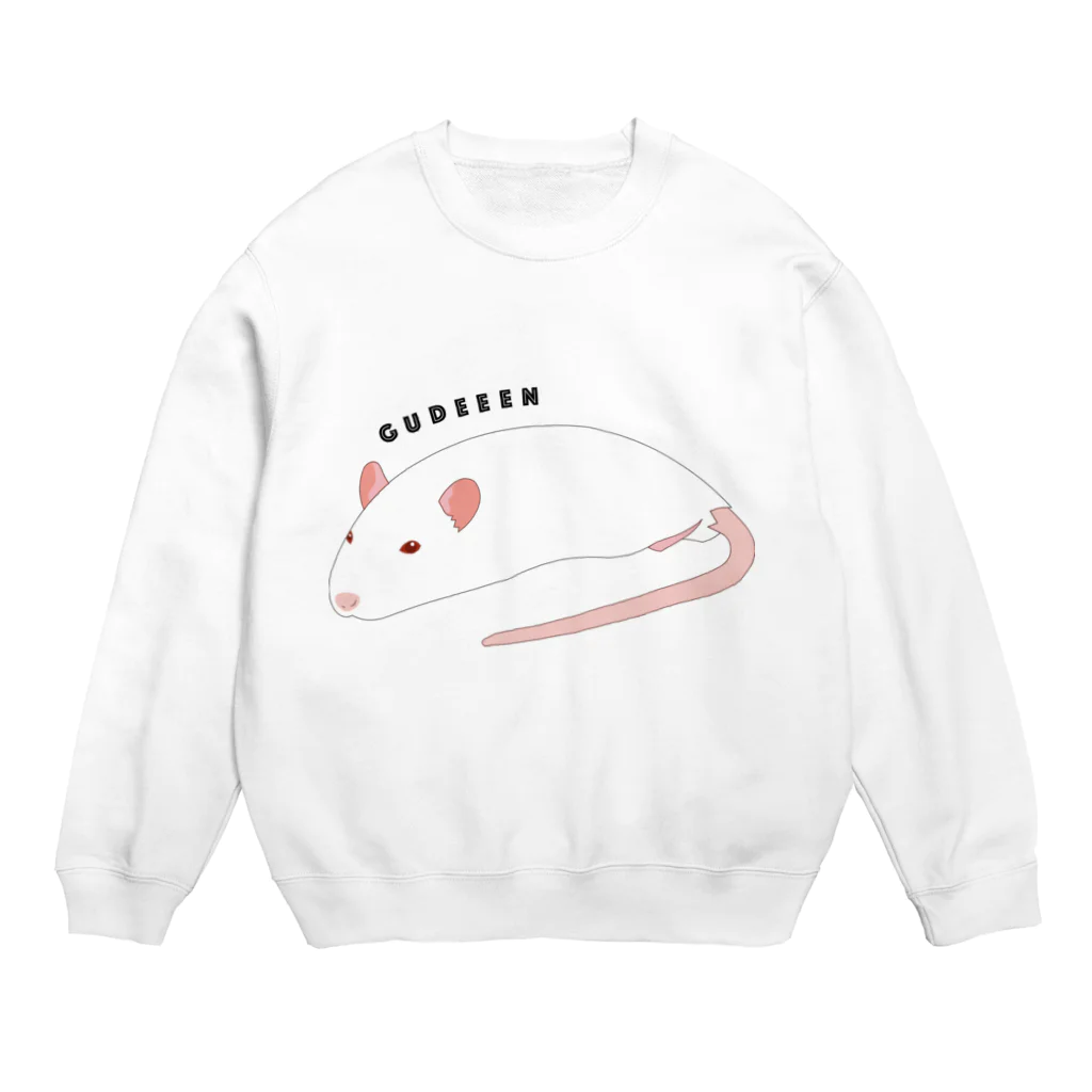 ora_arraのぐでーんってしたラット Crew Neck Sweatshirt