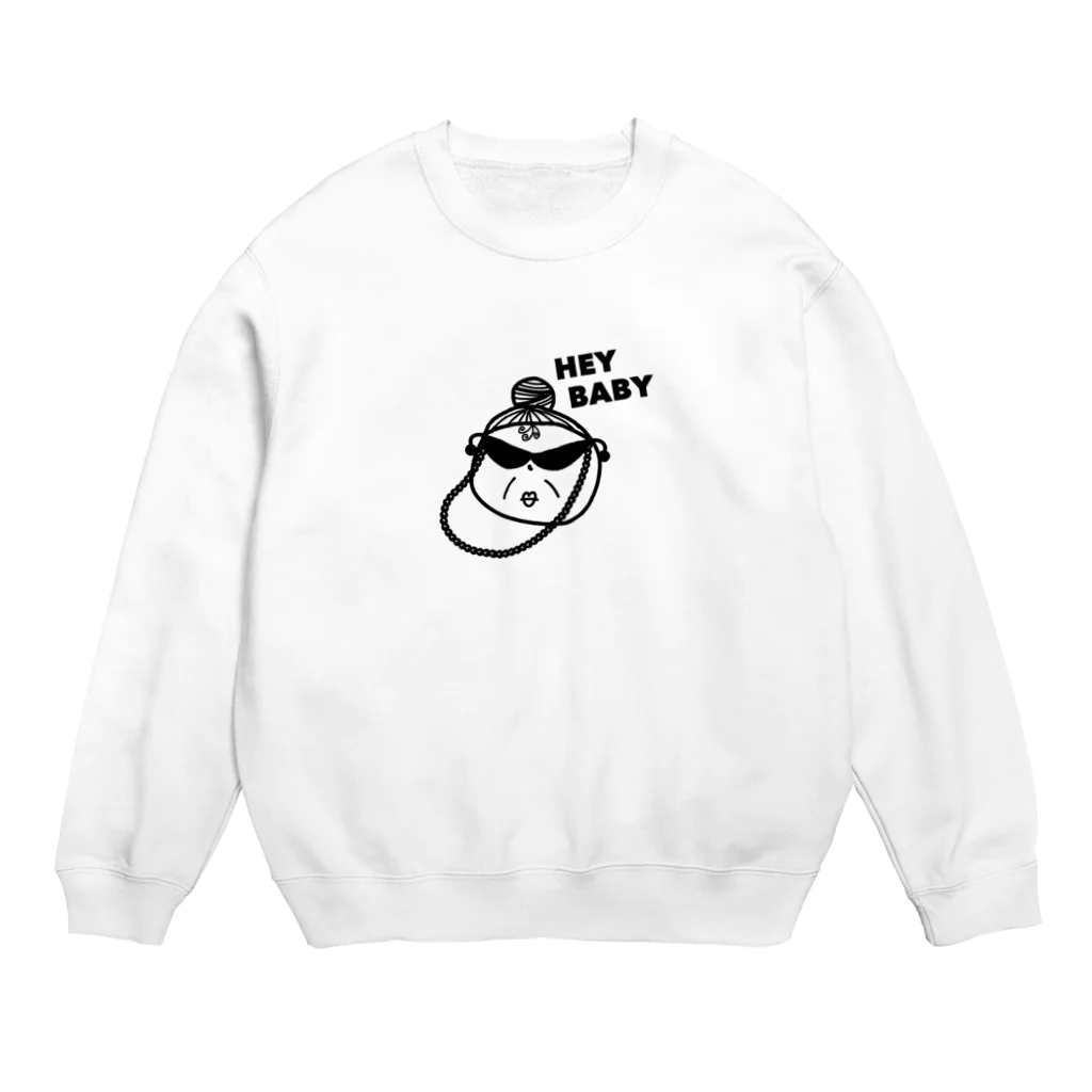 miomioのファンキーおばあ Crew Neck Sweatshirt