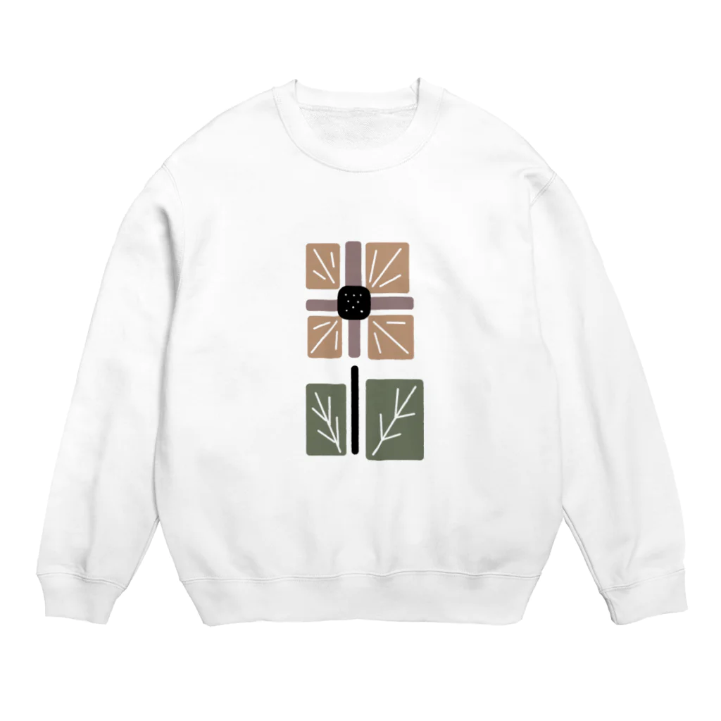 SHIOの花　flower レトロ　 Crew Neck Sweatshirt