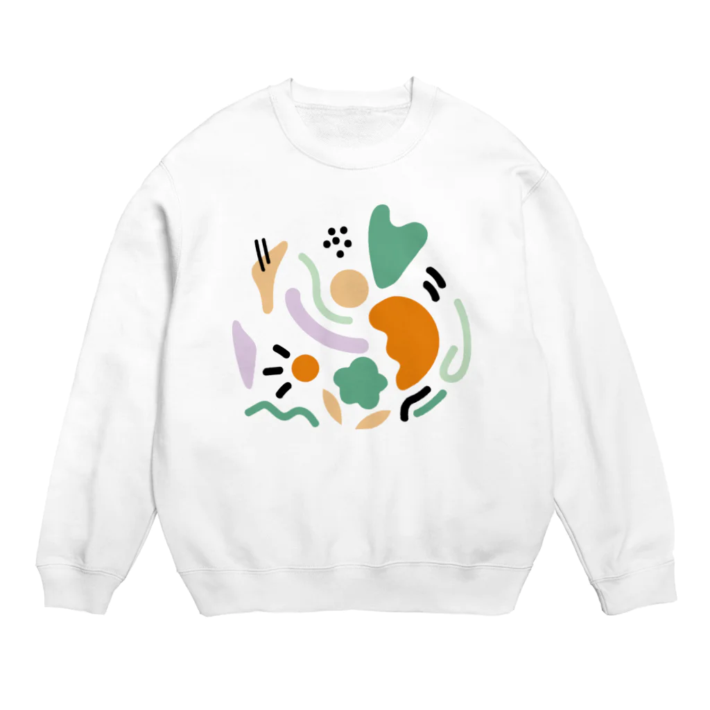 町のしょくぶつ Crew Neck Sweatshirt