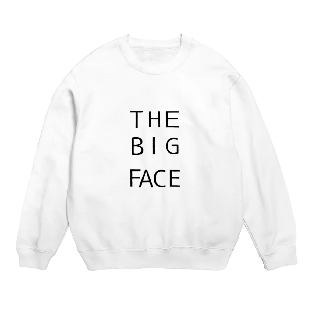 かんたんたんのザ・ビック・フェイス Crew Neck Sweatshirt