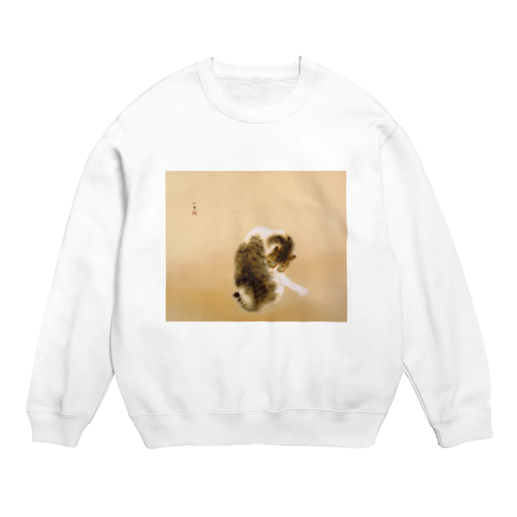 ぐみ。の竹内栖鳳(作)猫 Crew Neck Sweatshirt