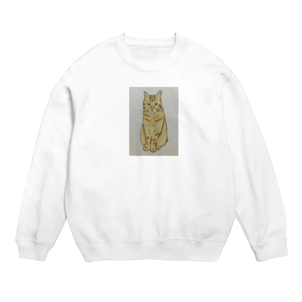 munchkin_cat_ruruのパーカー　トラちゃん Crew Neck Sweatshirt