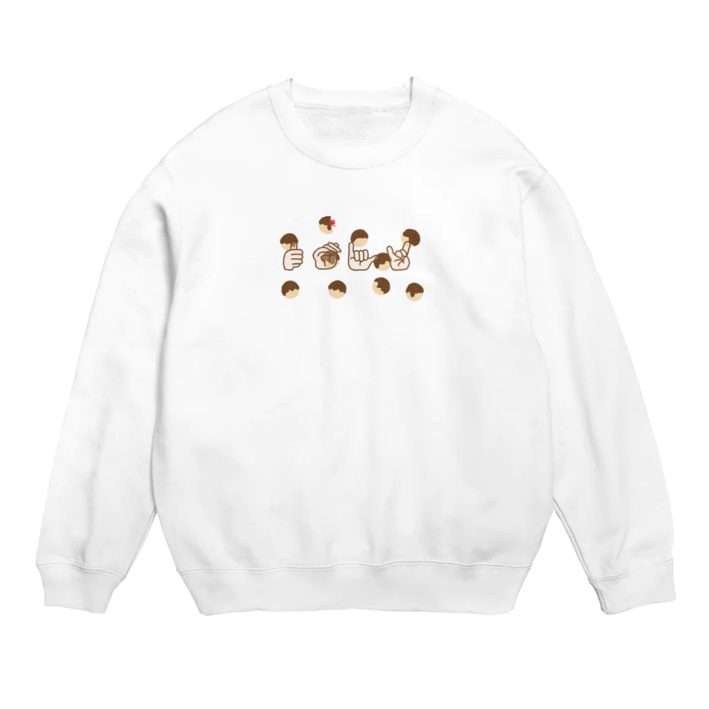 依月のきまぐれ。のたこやき Crew Neck Sweatshirt