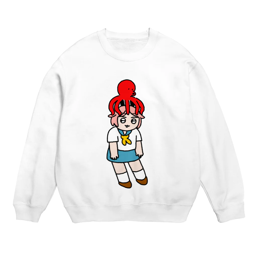 橋本ライドンショップの妹（TACO／カラー） Crew Neck Sweatshirt