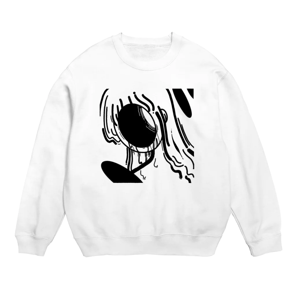 TARAKOの泣く Crew Neck Sweatshirt