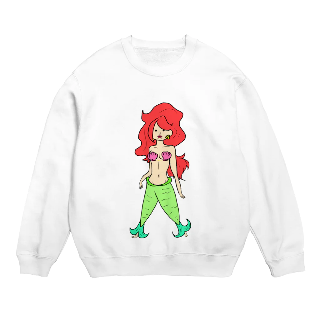 Miyuki_Sakagamiのマリンナちゃん（たて） Crew Neck Sweatshirt