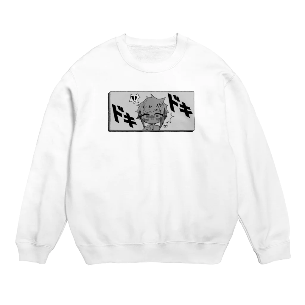 御菓子屋　花畑のどっきどき Crew Neck Sweatshirt