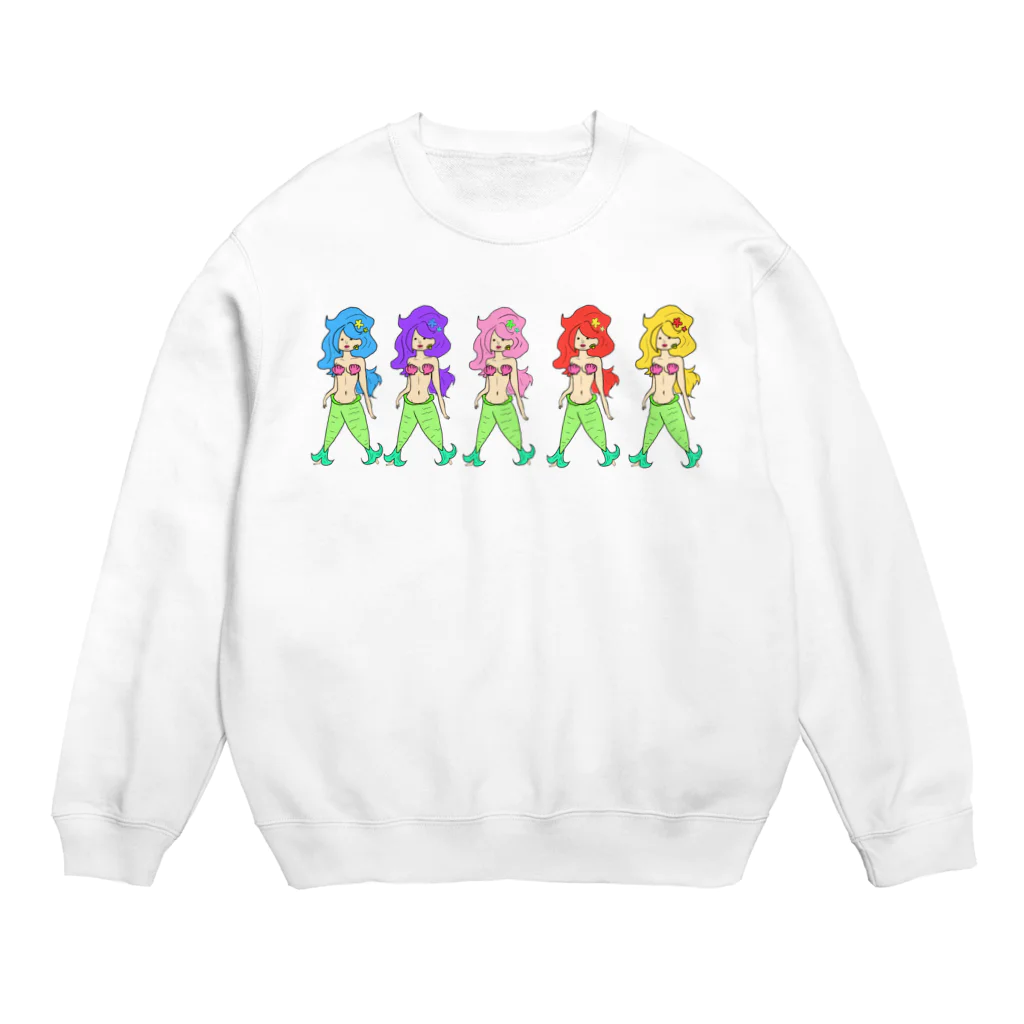 Miyuki_Sakagamiのマリンず（大盛） Crew Neck Sweatshirt