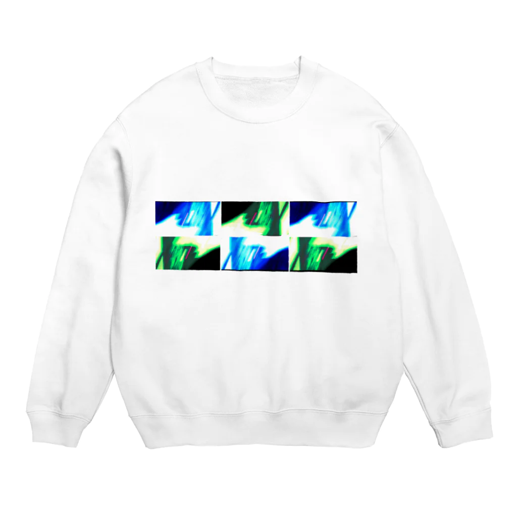 MUGURa-屋のジグジグザグザグ Crew Neck Sweatshirt