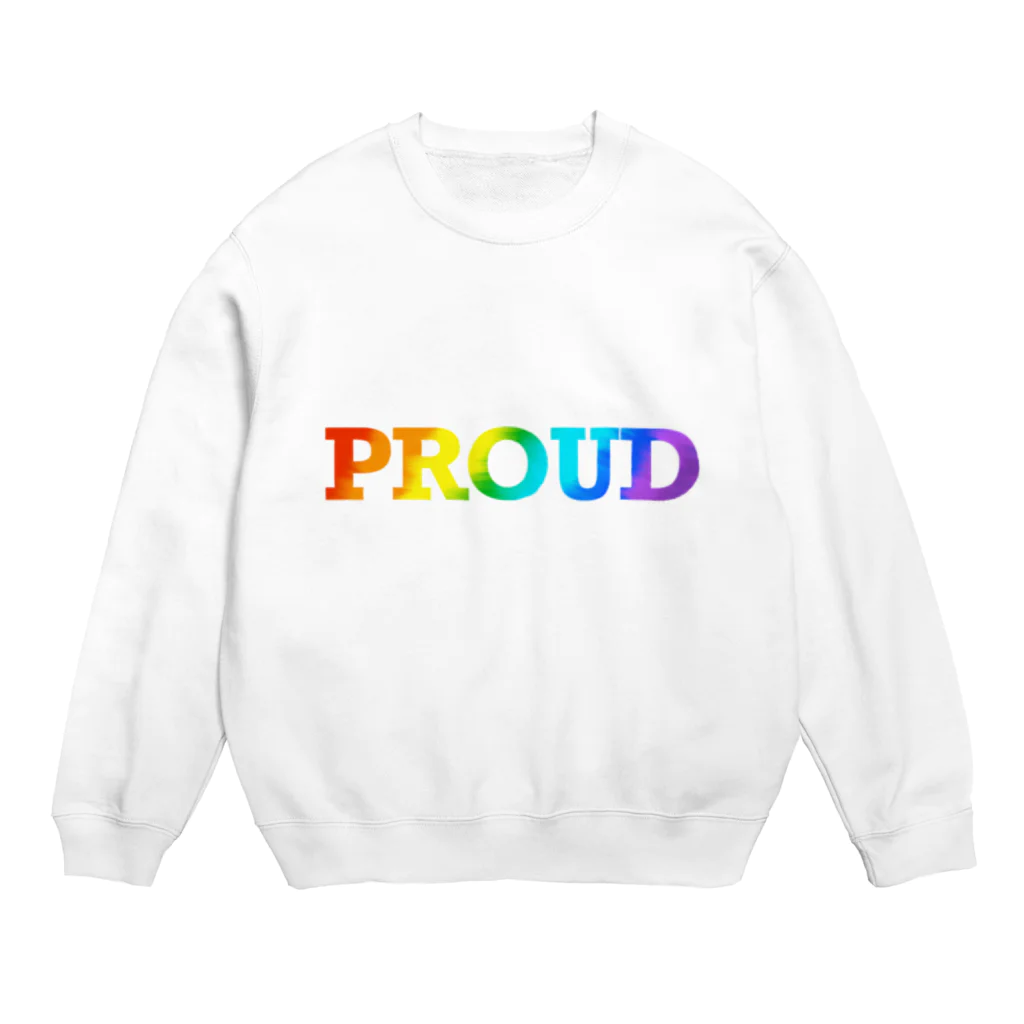 megsaurのI am proud. Crew Neck Sweatshirt