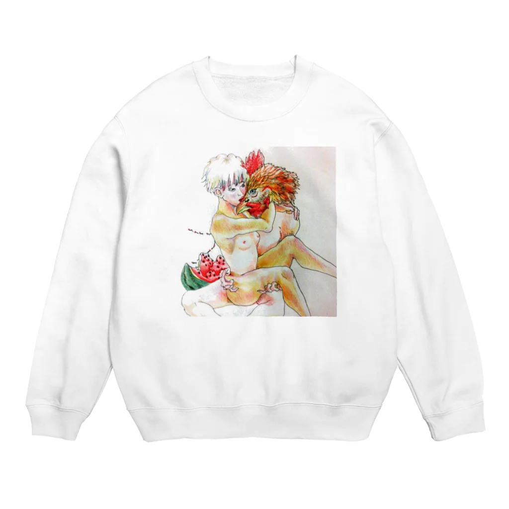 inyangの虹の架け橋 Crew Neck Sweatshirt