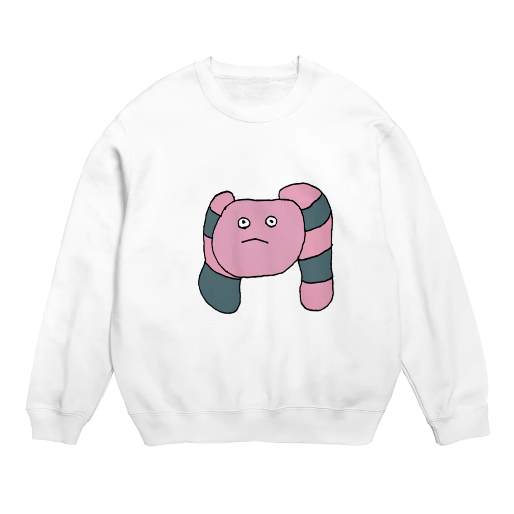 ぽむたむ君のともだちのぽむたむ君(ピンク) Crew Neck Sweatshirt