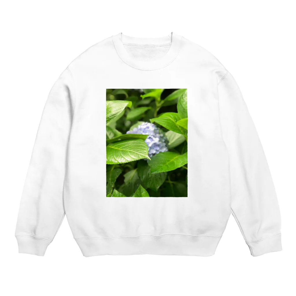 ぽ！！の紫陽花のTシャツ Crew Neck Sweatshirt