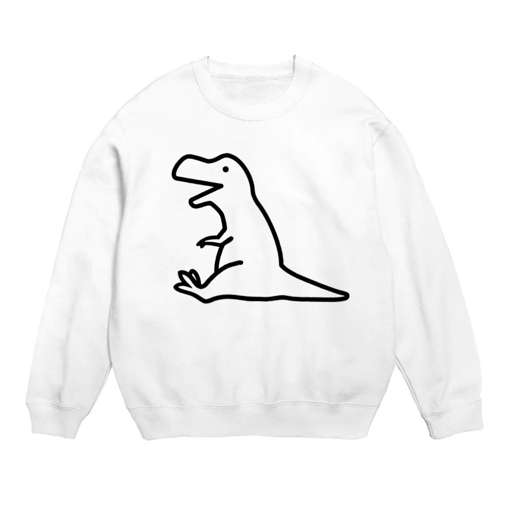 タドリのティラノサウルス Crew Neck Sweatshirt