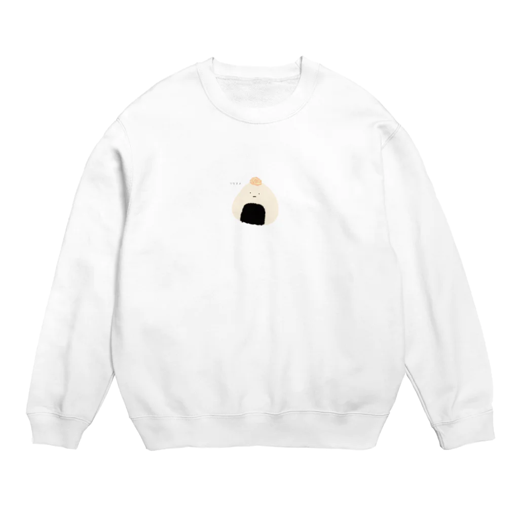 のんびりおにぎり専門店のつなまよのおにぎり Crew Neck Sweatshirt