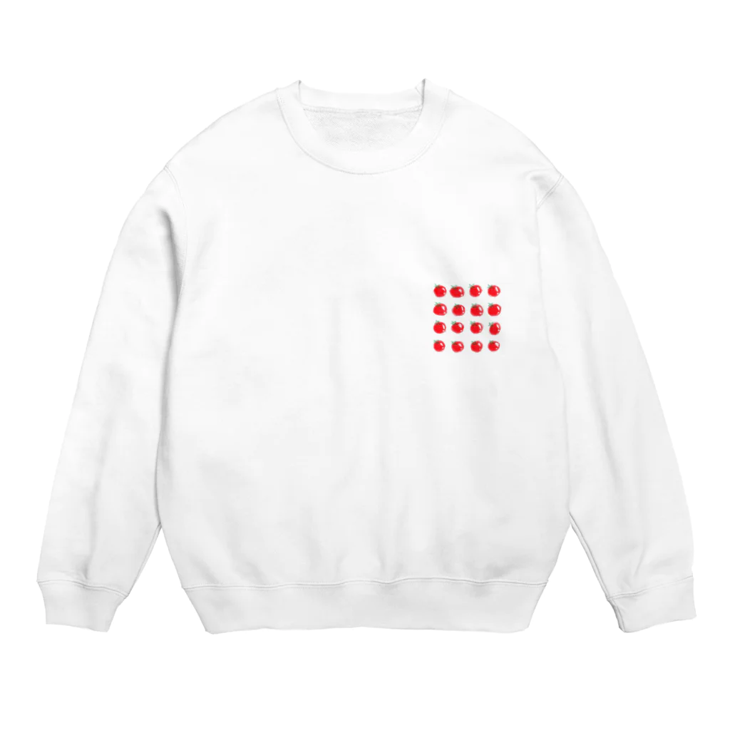 可愛いがイチバン。のトマト とまと tomato Crew Neck Sweatshirt