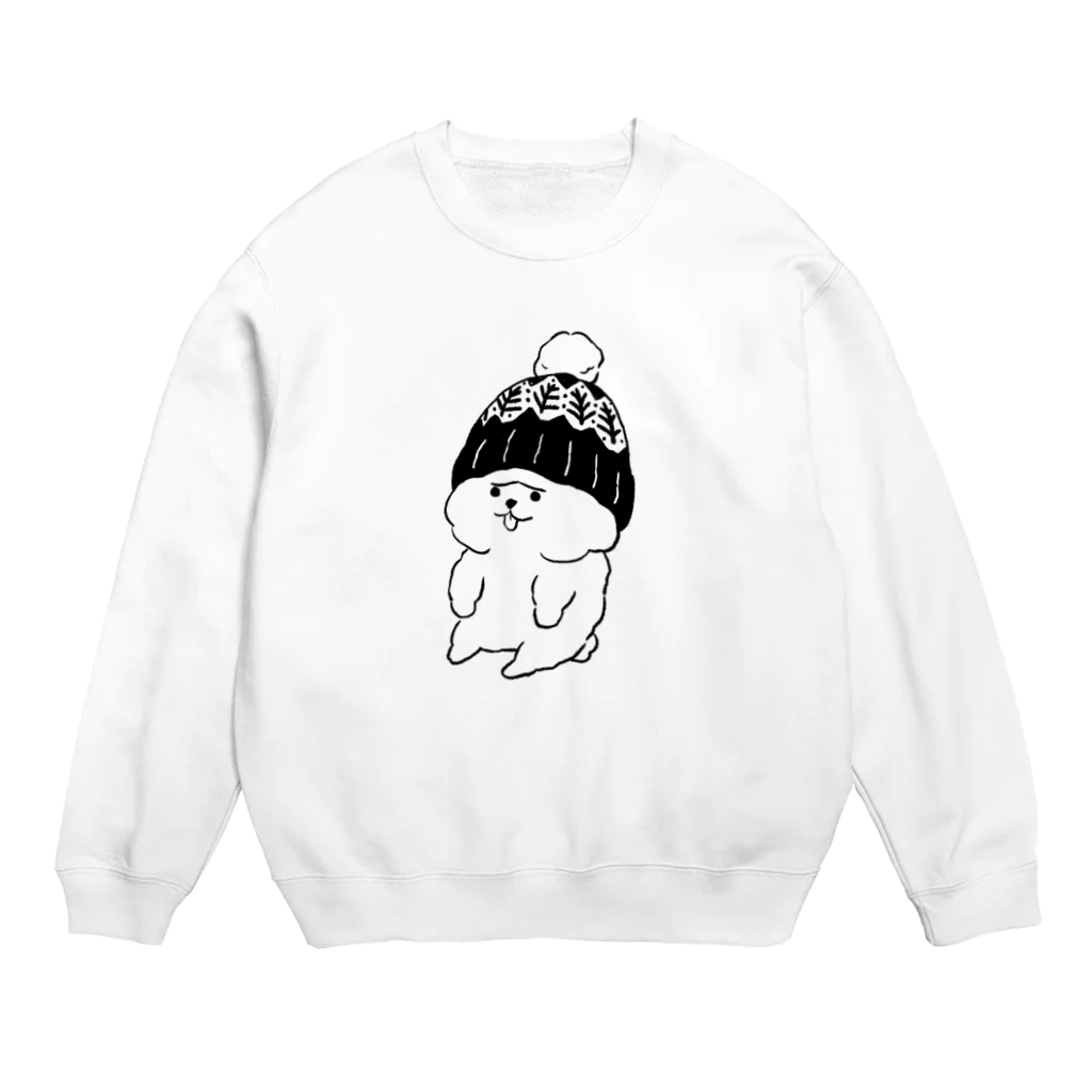 いじまさおりのニット帽ビションフリーゼ Crew Neck Sweatshirt