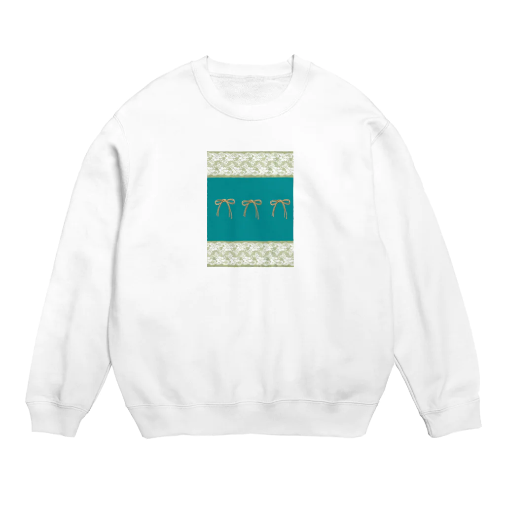 ゆにのレースリボン🎀 Crew Neck Sweatshirt