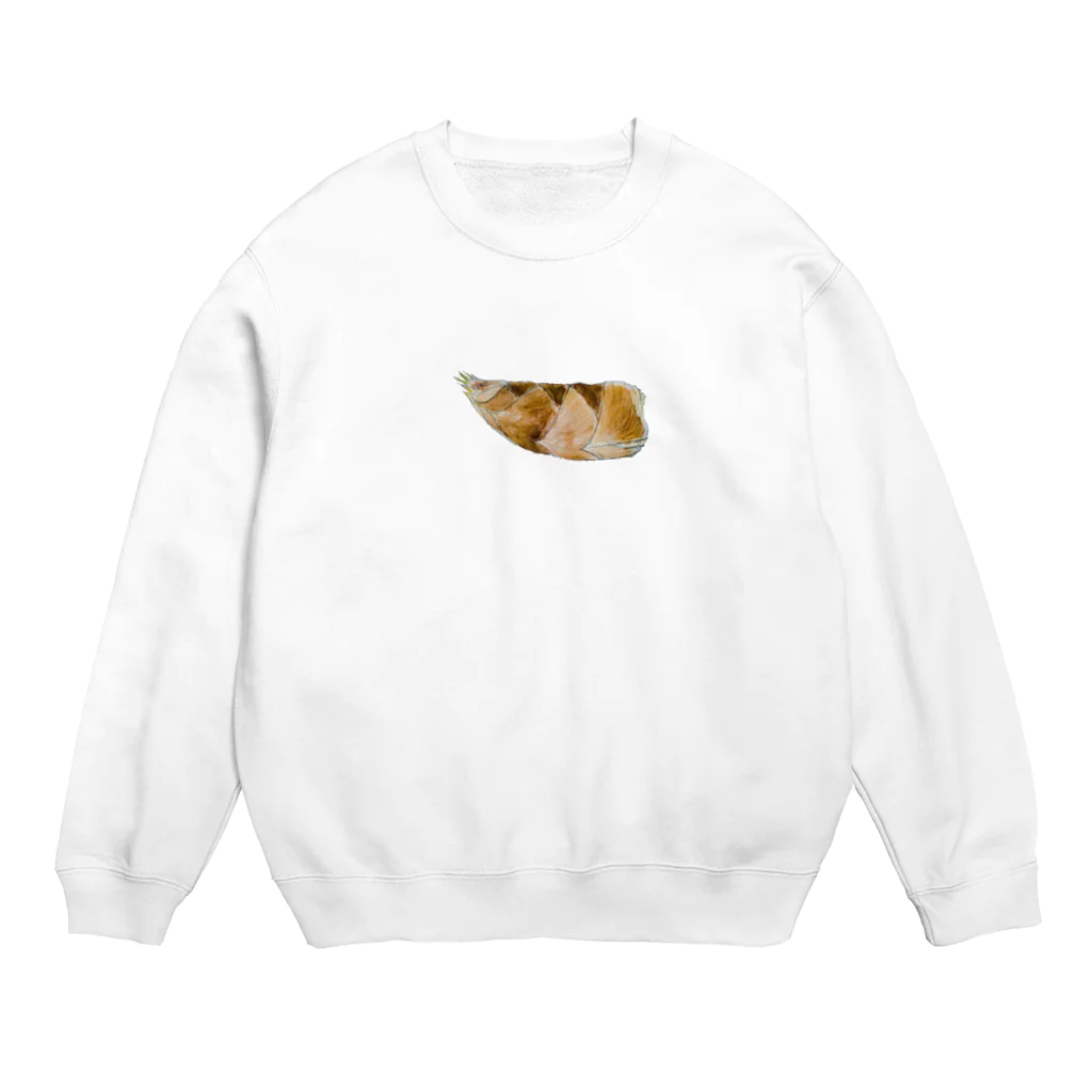 ゆずずショップのたけのこ Crew Neck Sweatshirt