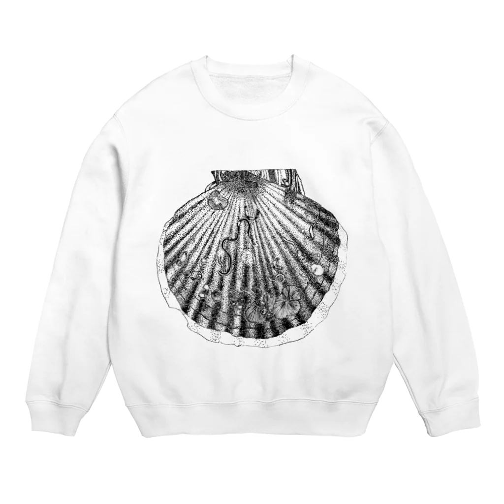 せいだいしおりのリアルホタテ Crew Neck Sweatshirt