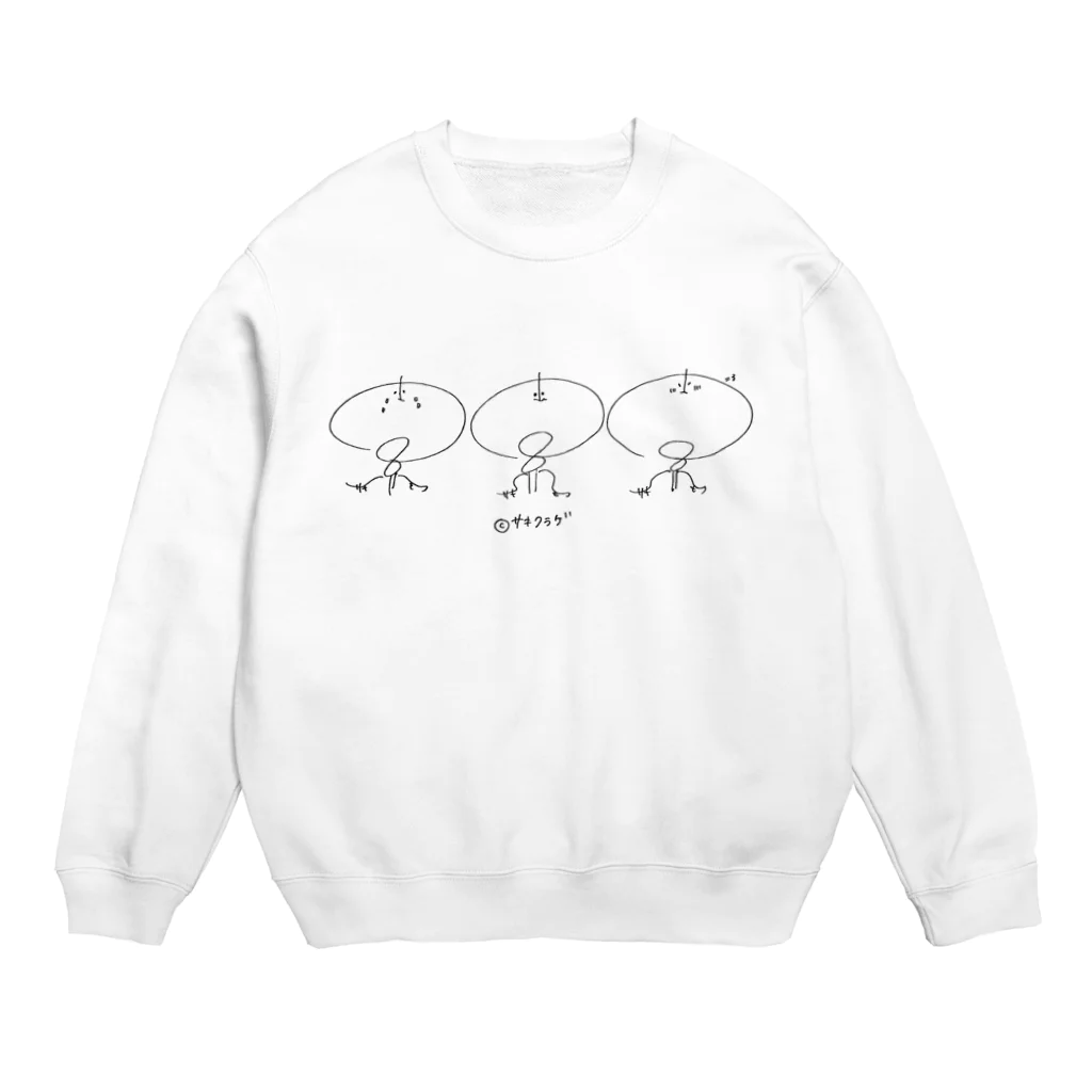 wktkライブ公式グッズショップのサキクラゲちゃんｰClassicｰ Crew Neck Sweatshirt