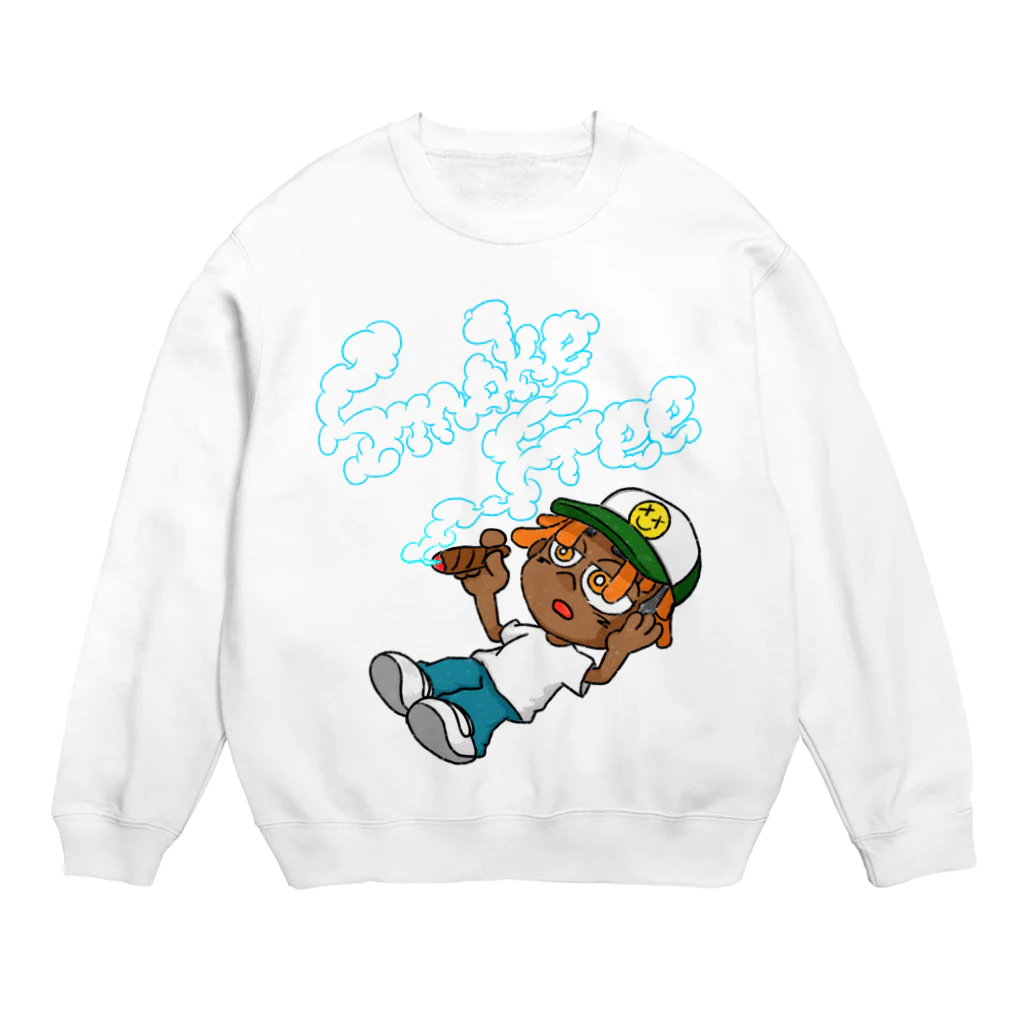 soxta's shopのsmoke free Crew Neck Sweatshirt