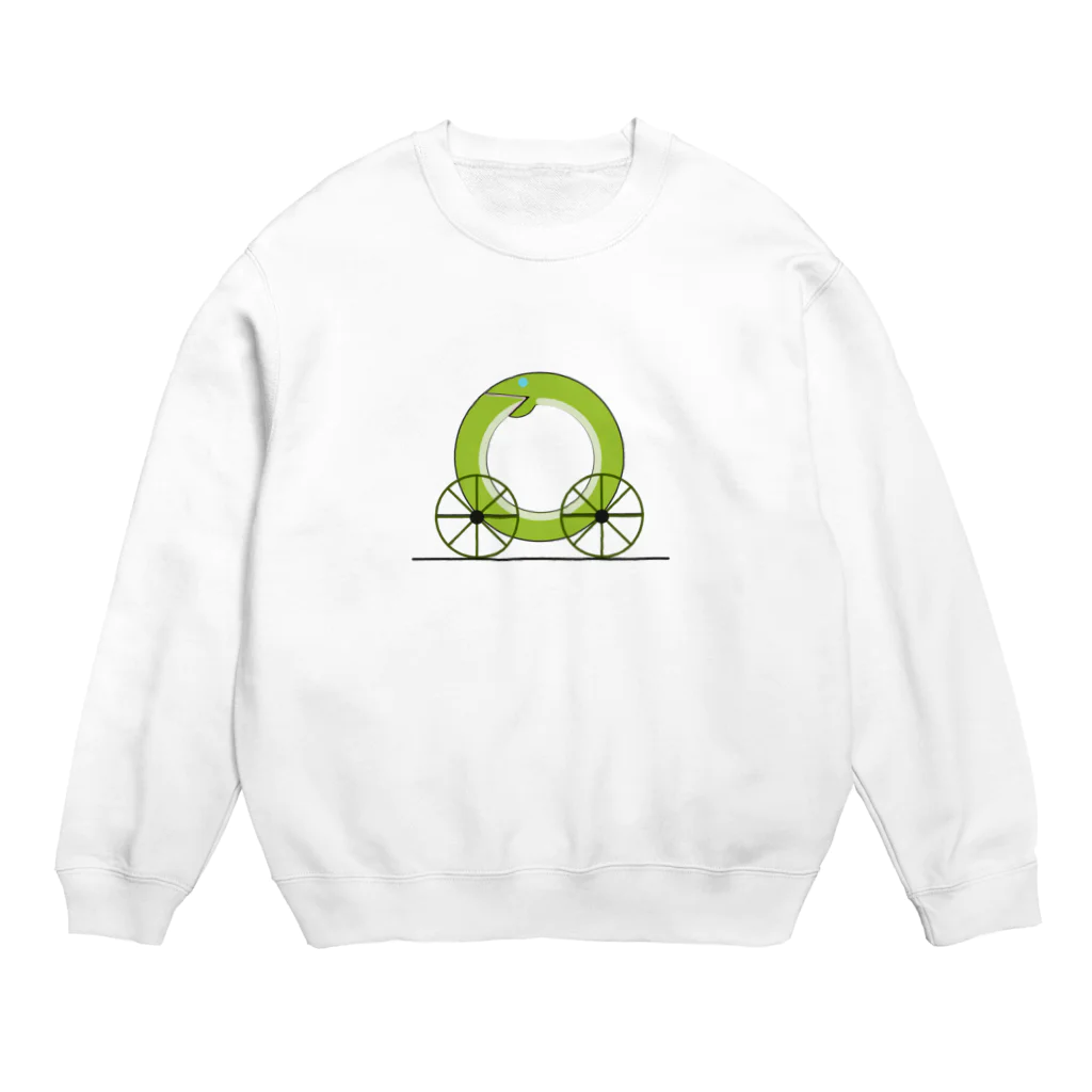 ともんぢ☆わーくす。のヘビー☆ウロボロス Crew Neck Sweatshirt